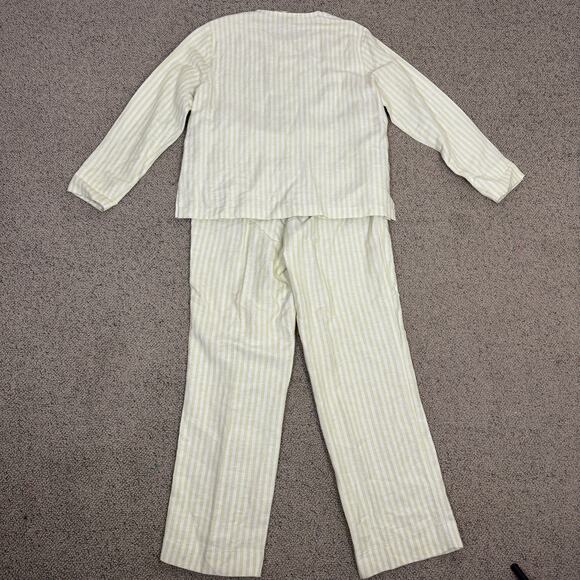 Easy Spirit Vintage Linen Top and Pant Striped Set US Women's M (Top),10 (Pants) - Picture 2 of 9
